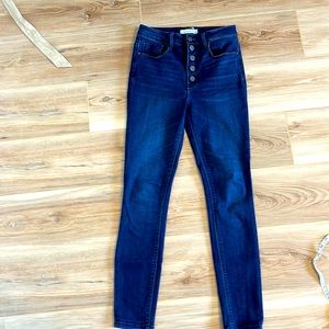 Unpublished button up high rise skinny jeans